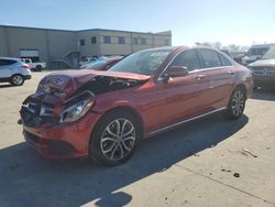 Clean Title Cars for sale at auction: 2017 Mercedes-Benz C 300 4matic