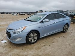 Salvage cars for sale at San Antonio, TX auction: 2014 Hyundai Sonata Hybrid