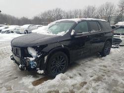 Salvage cars for sale at North Billerica, MA auction: 2022 Chevrolet Traverse RS