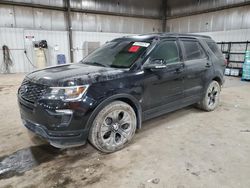 Salvage cars for sale at Des Moines, IA auction: 2018 Ford Explorer Sport