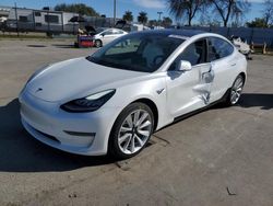 Salvage cars for sale at Sacramento, CA auction: 2020 Tesla Model 3