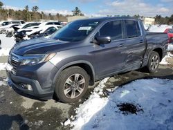 Salvage trucks for sale at Exeter, RI auction: 2017 Honda Ridgeline RTL