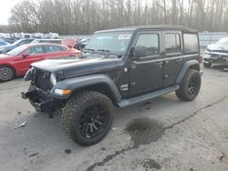 Salvage cars for sale at Glassboro, NJ auction: 2018 Jeep Wrangler Unlimited Sport