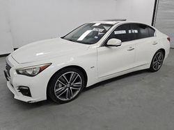 Salvage cars for sale at Wilmer, TX auction: 2017 Infiniti Q50 Premium