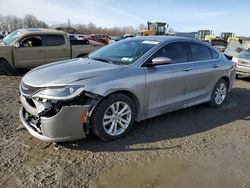 Salvage cars for sale at Duryea, PA auction: 2015 Chrysler 200 Limited