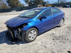 Salvage cars for sale at Madisonville, TN auction: 2017 KIA Forte LX