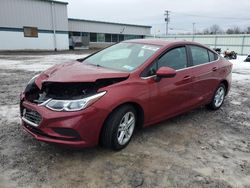 Salvage cars for sale at Leroy, NY auction: 2018 Chevrolet Cruze LT