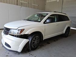 Salvage cars for sale at Orlando, FL auction: 2018 Dodge Journey SE