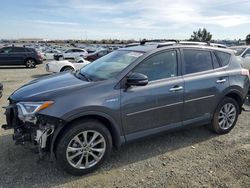 Salvage cars for sale at Antelope, CA auction: 2016 Toyota Rav4 HV Limited