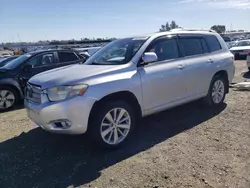 Salvage cars for sale at Antelope, CA auction: 2008 Toyota Highlander Hybrid Limited