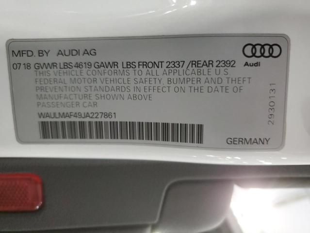 2018 Audi A4 Premium Plus