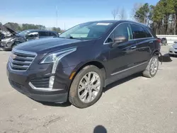 Salvage cars for sale at Dunn, NC auction: 2017 Cadillac XT5 Luxury