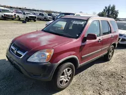 Salvage cars for sale at Antelope, CA auction: 2004 Honda CR-V EX