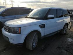 Salvage cars for sale at Elgin, IL auction: 2013 Land Rover Range Rover Sport HSE Luxury