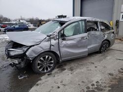 Salvage cars for sale at Duryea, PA auction: 2022 Honda Odyssey EXL