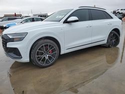 Salvage cars for sale at Grand Prairie, TX auction: 2021 Audi Q8 Premium Plus S-Line