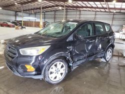 Salvage cars for sale at Jacksonville, FL auction: 2017 Ford Escape S