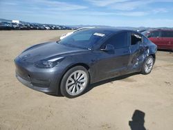 Salvage cars for sale at American Canyon, CA auction: 2022 Tesla Model 3