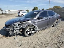 Salvage cars for sale at San Diego, CA auction: 2017 Honda Accord Sport