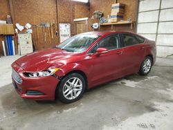 Salvage cars for sale at Ebensburg, PA auction: 2013 Ford Fusion SE