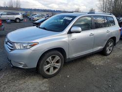 Toyota Highlander Limited salvage cars for sale: 2012 Toyota Highlander Limited