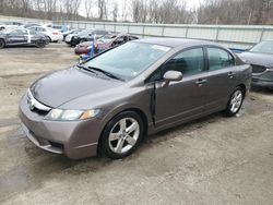 Salvage cars for sale at Ellwood City, PA auction: 2010 Honda Civic LX-S