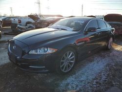 Salvage cars for sale at Elgin, IL auction: 2013 Jaguar XJ