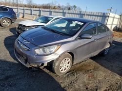 Salvage cars for sale at Spartanburg, SC auction: 2014 Hyundai Accent GLS