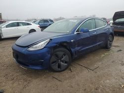 Salvage cars for sale at Kansas City, KS auction: 2019 Tesla Model 3