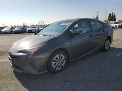 Salvage cars for sale at Rancho Cucamonga, CA auction: 2016 Toyota Prius