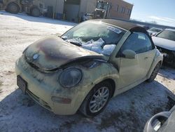 Volkswagen salvage cars for sale: 2005 Volkswagen New Beetle GLS