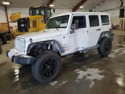 Salvage cars for sale at Center Rutland, VT auction: 2016 Jeep Wrangler Unlimited Sahara