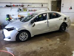 Toyota Corolla l salvage cars for sale: 2017 Toyota Corolla L