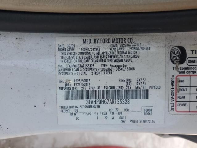 2010 Ford Fusion SE