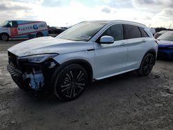 Salvage cars for sale at Indianapolis, IN auction: 2023 Infiniti QX50 Sensory