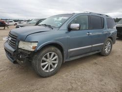 Salvage cars for sale at Houston, TX auction: 2008 Infiniti QX56