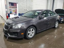 Salvage cars for sale at Ham Lake, MN auction: 2015 Chevrolet Cruze LT