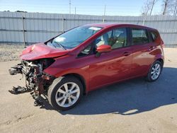 Carros salvage a la venta en subasta: 2015 Nissan Versa Note S