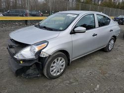 Salvage cars for sale at Waldorf, MD auction: 2017 Nissan Versa S