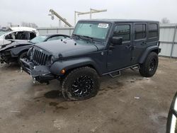 Salvage cars for sale at Kansas City, KS auction: 2016 Jeep Wrangler Unlimited Sport