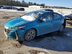 Salvage cars for sale at Windham, ME auction: 2018 Toyota Prius Prime