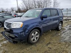 Salvage cars for sale at Windsor, NJ auction: 2015 Honda Pilot Exln