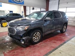 Salvage cars for sale at Angola, NY auction: 2018 Chevrolet Traverse LT