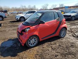 Salvage cars for sale at Chicago Heights, IL auction: 2009 Smart Fortwo Pure