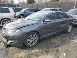 Salvage cars for sale at Waldorf, MD auction: 2015 Lincoln MKZ