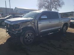 Salvage cars for sale at Albuquerque, NM auction: 2021 Toyota Tundra Crewmax 1794