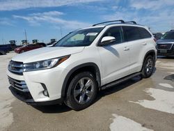 Salvage cars for sale at Haslet, TX auction: 2017 Toyota Highlander Limited