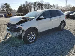 Salvage cars for sale at Mebane, NC auction: 2013 Ford Edge SEL