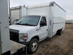 Salvage trucks for sale at Brighton, CO auction: 2018 Ford Econoline E350 Super Duty Cutaway Van