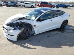 Salvage cars for sale at Fresno, CA auction: 2021 Tesla Model 3